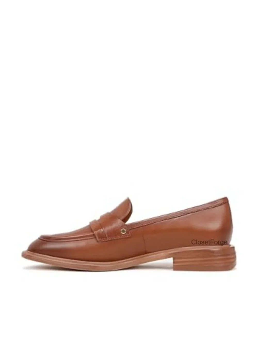 Franco Sarto Women's Edith Leather Loafers Slip On Penny Strap